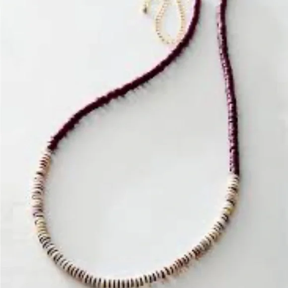 Free people Vanderin belly chain Free People Wanderin Belly Chain in Purple Puka Shell NWT  main image 3